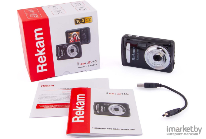 Фотоаппарат Rekam iLook S740i (черный)