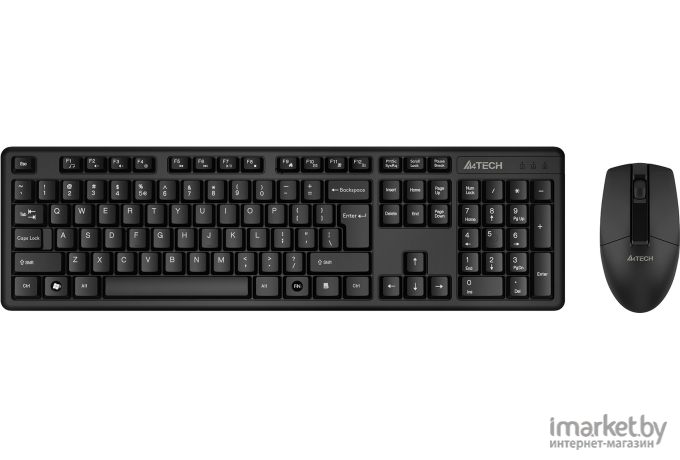 Комплект клавиатура + мышь A4Tech 3330N