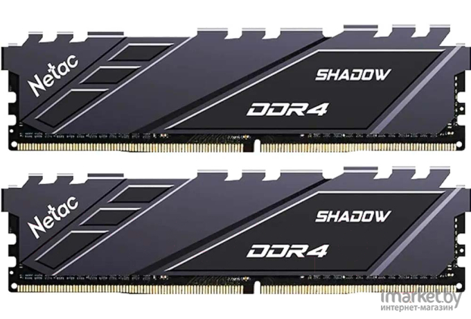 Оперативная память Netac Shadow 2x8GB DDR4 PC4-28800 (NTSDD4P36DP-16E)