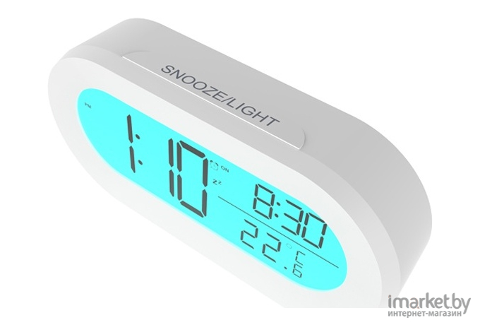 Часы-будильник Ritmix CAT-110 White