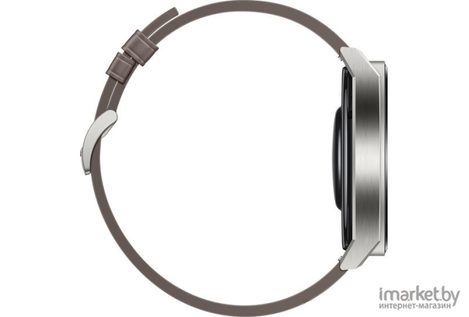 Смарт-часы HUAWEI, модель ODN-B19, Серый кожаный ремешок