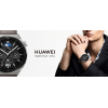 Смарт-часы HUAWEI, модель ODN-B19, Серый кожаный ремешок