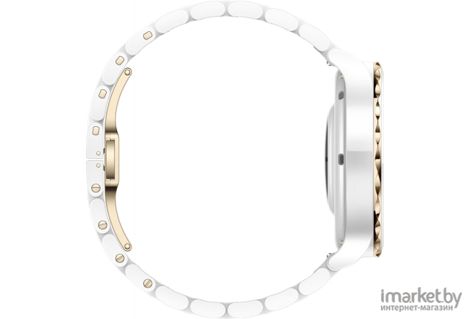Смарт-часы HUAWEI модель FRG-B19 белый керамический корпус с золотым безелем