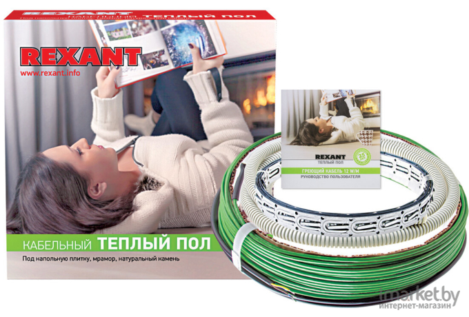 Нагревательный кабель Rexant Slim RNB-130-1500 (130 м 1500 Вт)