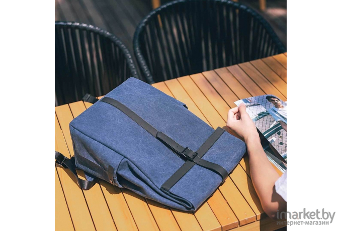 Рюкзак Ninetygo Grinder Oxford Casual Backpack Dark Blue