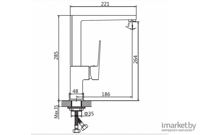 Смеситель AV Engineering AVWMT4-A923