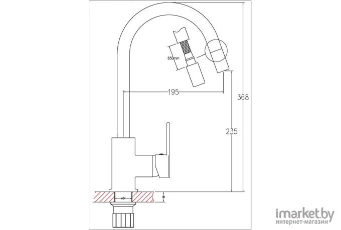 Смеситель AV Engineering AVZTM4-A896