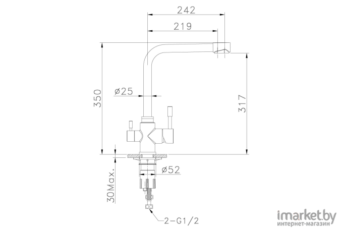 Смеситель Lemark EXPERT LM5060S