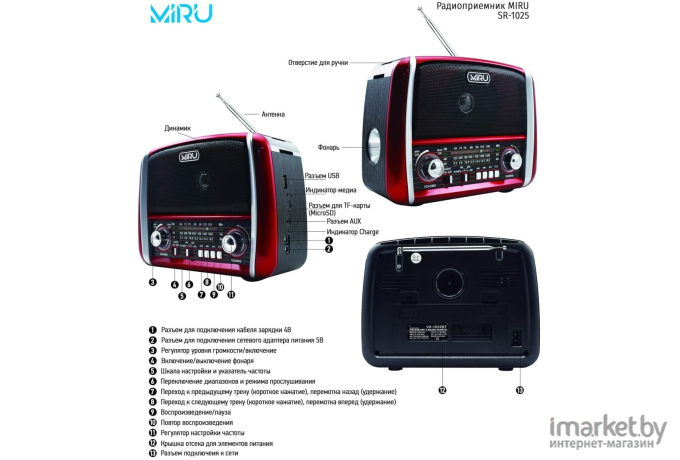 Радиоприемник Miru SR-1025