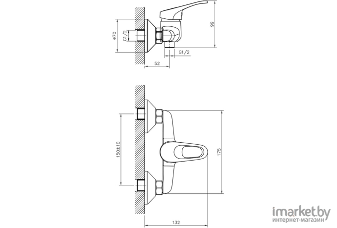 Смеситель Decoroom DR21055