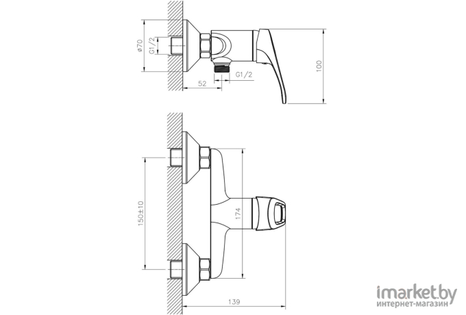 Смеситель Decoroom DR21056