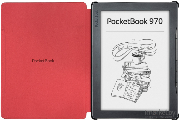 Чехол-книжка Pocketbook Cover HN-SL-PU-970-RD-CIS Red