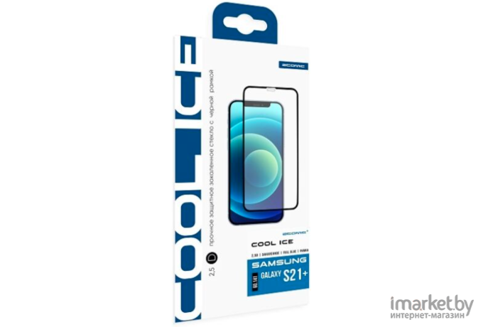 Защитное стекло Atomic COOL ICE 2.5D для Samsung Galaxy S21+ (60.141)