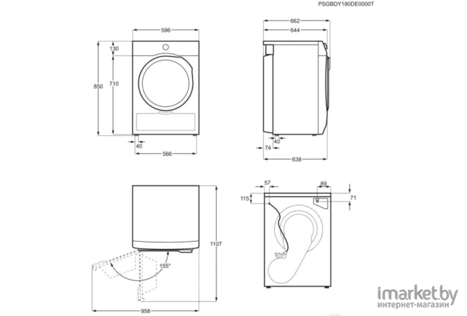 Сушильная машина Electrolux EW8H358S