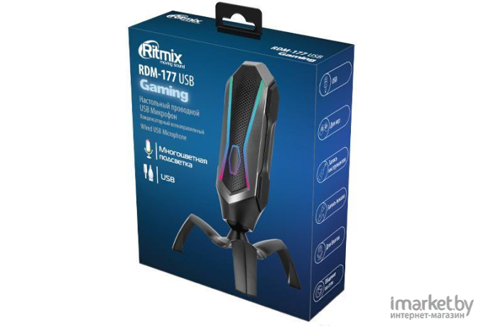 Микрофон Ritmix RDM-177 USB Gaming