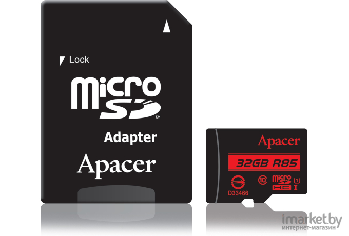 Карта памяти Apacer SDHC-micro 32Gb (AP32GMCSH10U5-R)