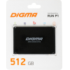 SSD диск Digma SATA III 512Gb Run P1 2.5 (DGSR2512GP13T)