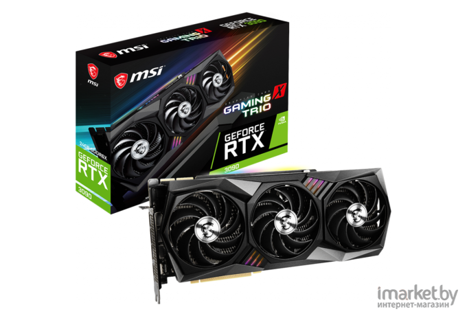 Видеокарта MSI GeForce RTX 3090 Ti Gaming X Trio 24G 24576Mb GDDR6X (602-V509-03S)