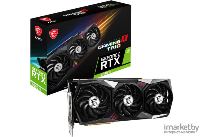 Видеокарта MSI GeForce RTX 3090 Ti Gaming X Trio 24G 24576Mb GDDR6X (602-V509-03S)