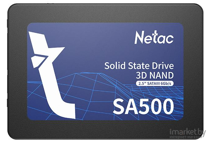 SSD диск Netac SATA III 120Gb SA500 (NT01SA500-120-S3X)