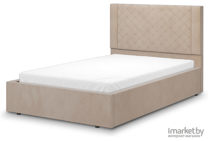 Кровать мягкая Аквилон Женева 12 ПМ (Конфетти мокко)