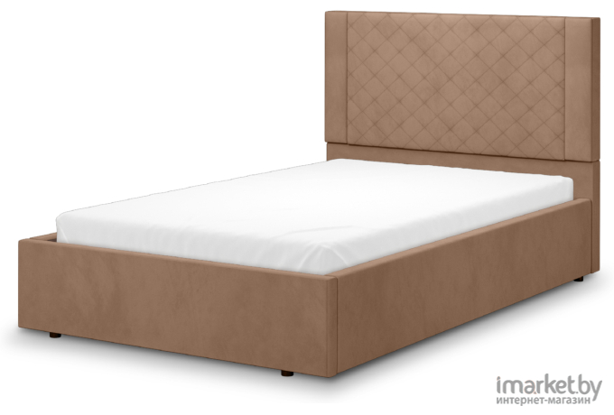 Кровать мягкая Аквилон Женева 12 ПМ (Конфетти корица)