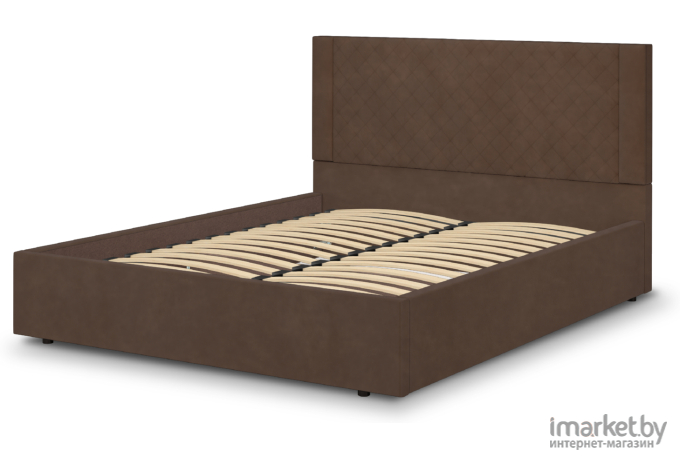 Кровать мягкая Аквилон Женева 16 ПМ (Конфетти шоколад)