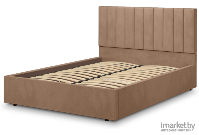 Кровать мягкая Аквилон Рица 14 ПМ (Конфетти корица)