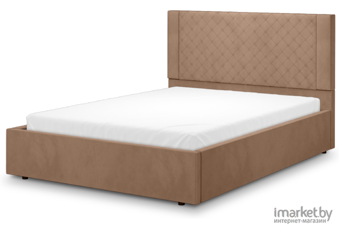 Кровать мягкая Аквилон Женева 14 М (Конфетти корица)
