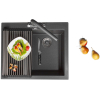 Кухонная мойка Omoikiri Bosen 57-BL 4993145 (черный)