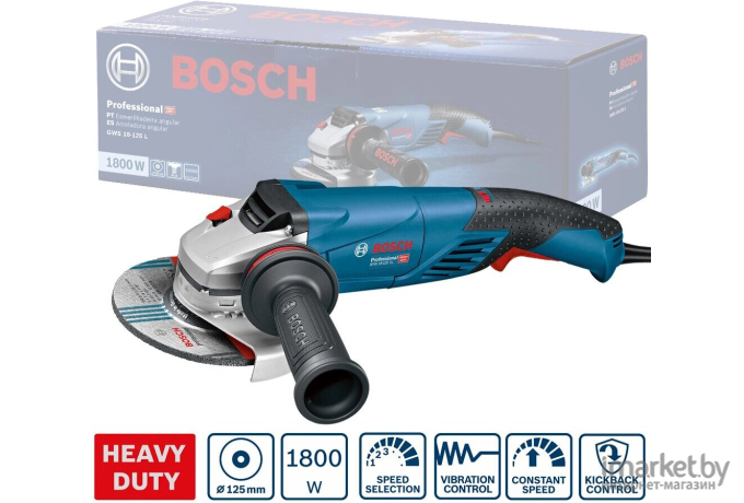 Угловая шлифмашина Bosch GWS 18-125 SL Professional (06017A3200)