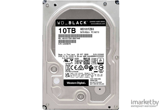 Жесткий диск WD Black 10TB (WD101FZBX)