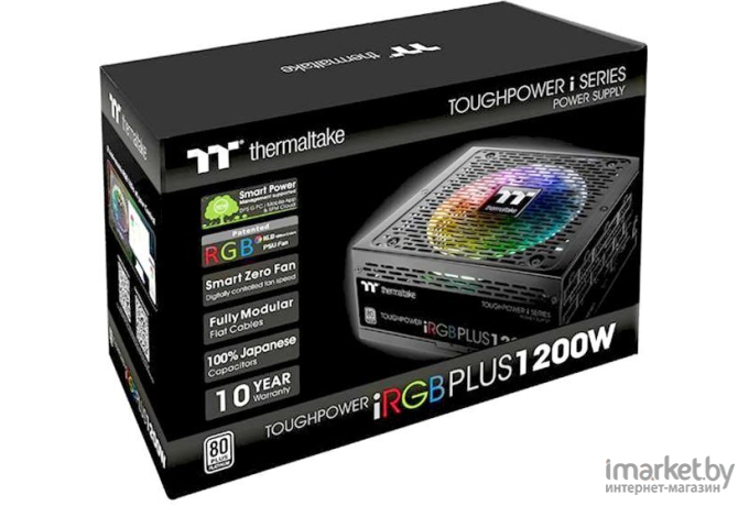 Блок питания Thermaltake Toughpower iRGB Plus 80+ platinum ATX 1200W (PS-TPI-1200F2FDPE-1)