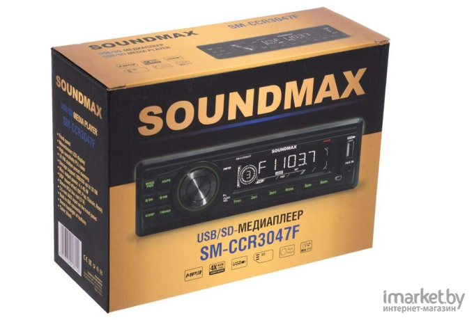 USB-магнитола Soundmax SM-CCR3047F