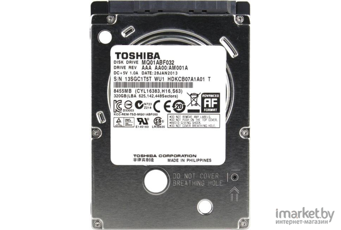 Жёсткий диск Toshiba 320GB MQ01ABF032