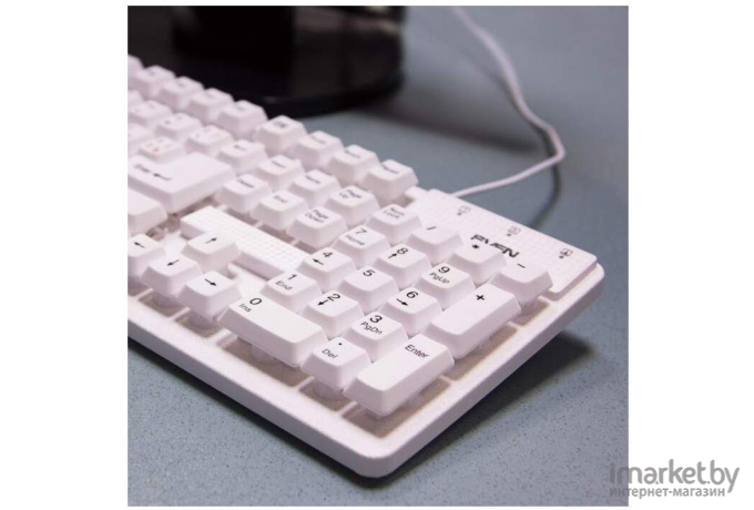 Клавиатура т.м. Sven Standard 301 White (USB)