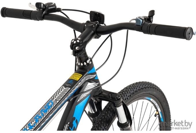 Велосипед горный 26 черно-синий NASALAND R1-B рама 18