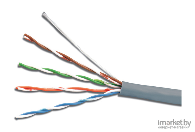 Кабель UTP 5bites UT5725-305A 4 пары кат.5e бухта 305м многожильный