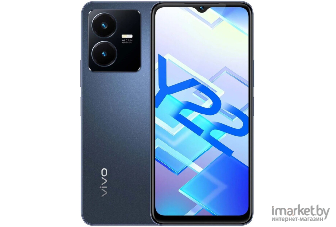 Смартфон Vivo Y22 4GB/64GB Синий космос (V2207)