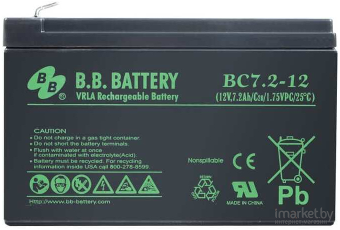 Аккумулятор для ИБП B.B. Battery BC 7,2-12