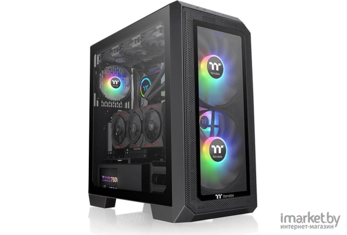 Корпус для компьютера Thermaltake View 300 MX черный без БП (CA-1P6-00M1WN-00)