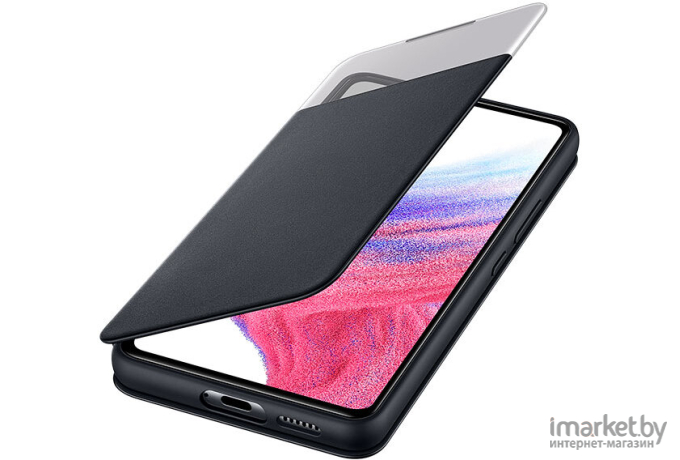 Чехол для телефона Samsung Smart S View Wallet Cover для Samsung Galaxy A53 5G (черный)