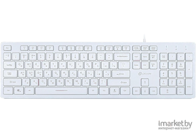 Клавиатура Oklick 550ML белый