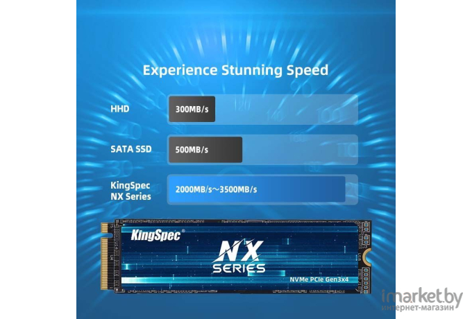 SSD диск Kingspec 1Tb M.2 2280 (NX-1TB)