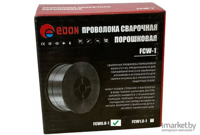 Сварочная проволока порошковая Edon FCW0.8-1 (80090101008)