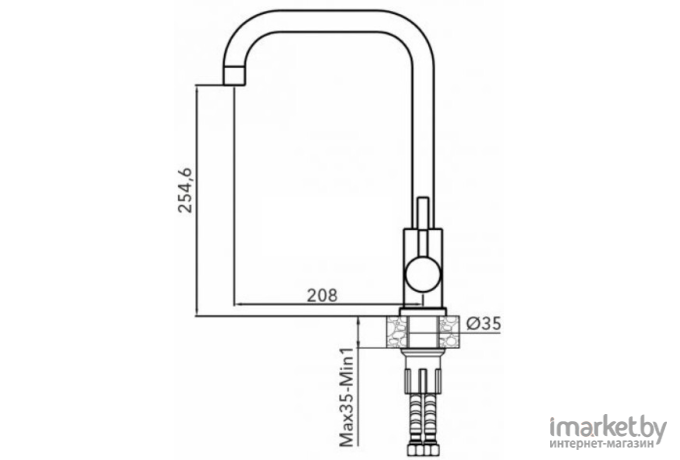 Смеситель AV Engineering AVZAR4-B304CH