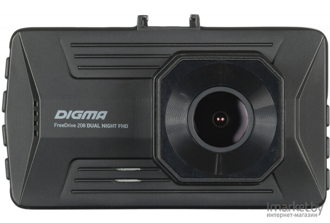 Видеорегистратор Digma FreeDrive 208 Dual Night FHD черный (GP6248)
