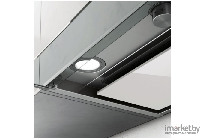 Кухонная вытяжка Elica Boxin IXGL/A/90 нержавеющая сталь/стекло белое