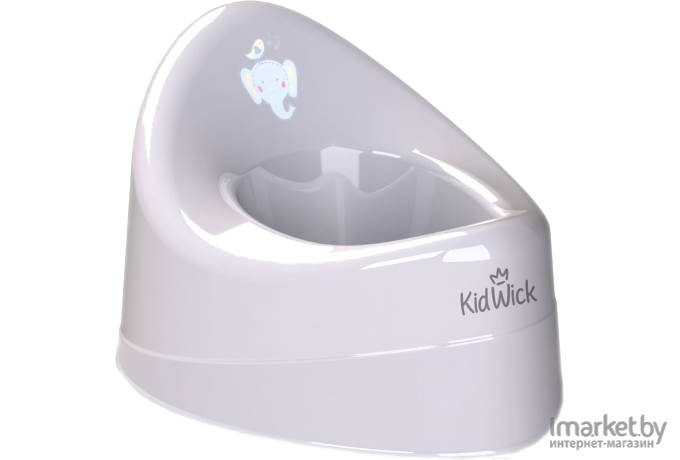 Горшок детский Kidwick Ракушка серый (KW030401)