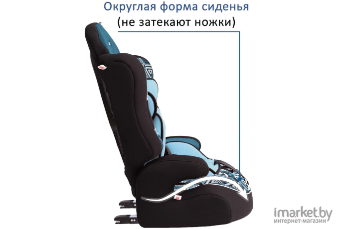 Детское автокресло SIGER ART Прайм Isofix Lux геометрия (KRES0283)